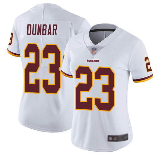 Washington Redskins Limited White Women Quinton Dunbar Road Jersey NFL Football 23 Vapor